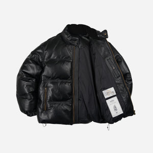 Frizmworks - SNOWDON LEATHER DOWN JACKET - BLACK -  - Alternative View 1