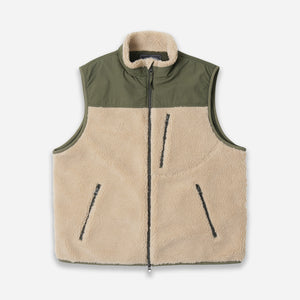 Frizmworks - SNUG FLEECE VEST - DUSTY BEIGE -  - Main Front View