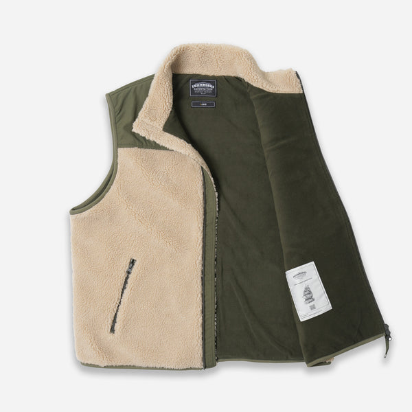 SNUG FLEECE VEST - DUSTY BEIGE