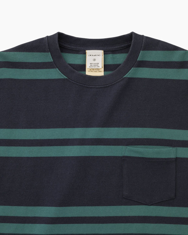BOLD STRIPE T-SHIRT - NAVY