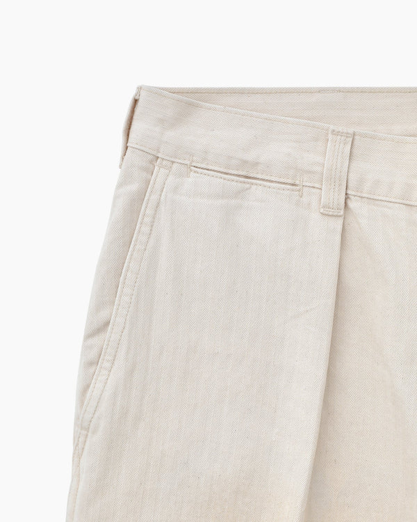 HBT STRAIGHT LEG PORT PANT - ECRU