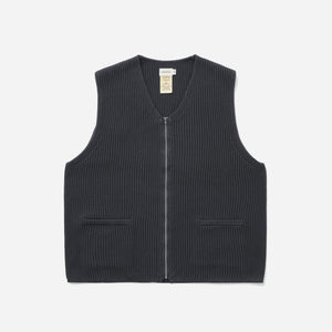 Khakis 2020 - MILO KNIT VEST - COAL -  - Main Front View
