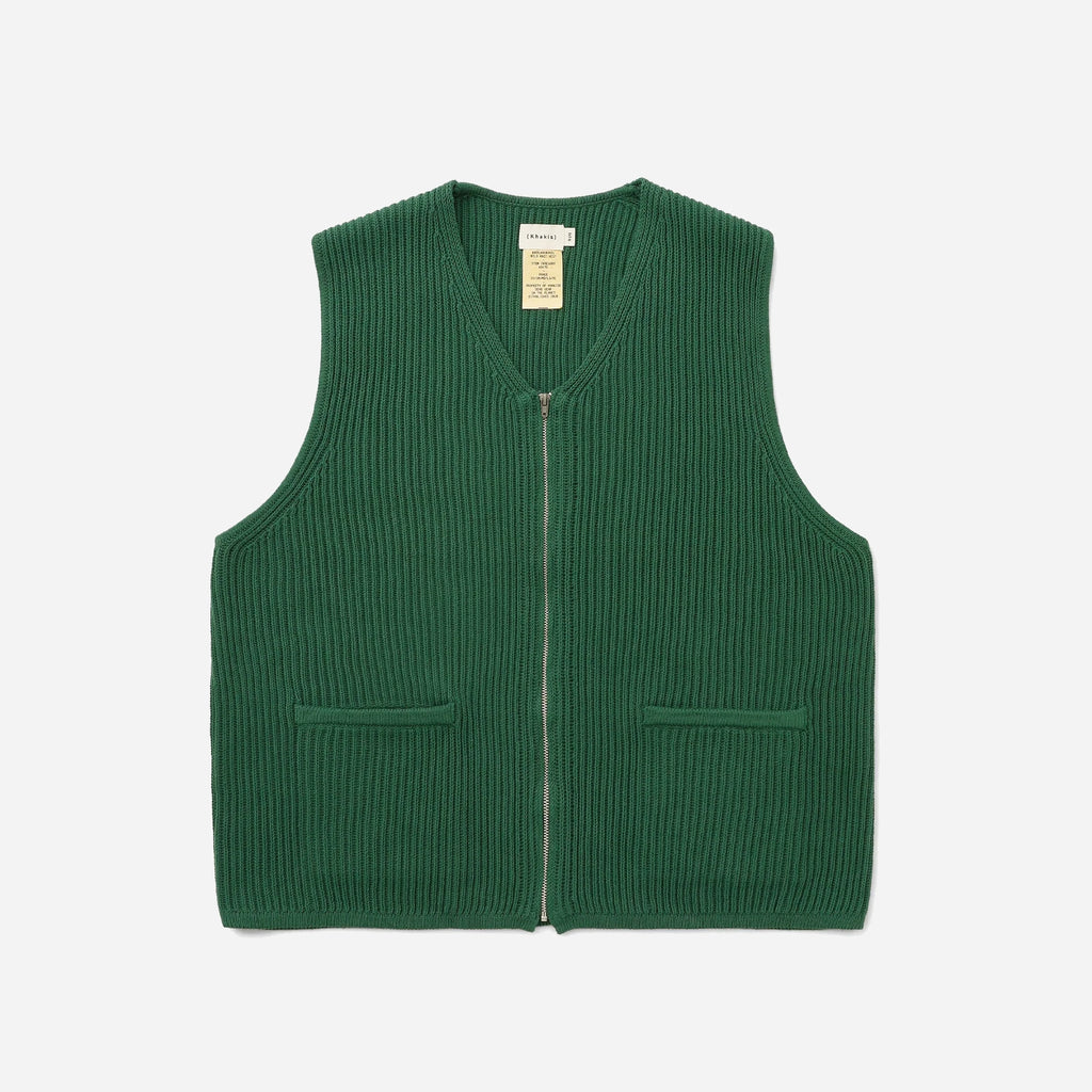 Khakis 2020 MILO KNIT VEST - GREEN - The Great Divide