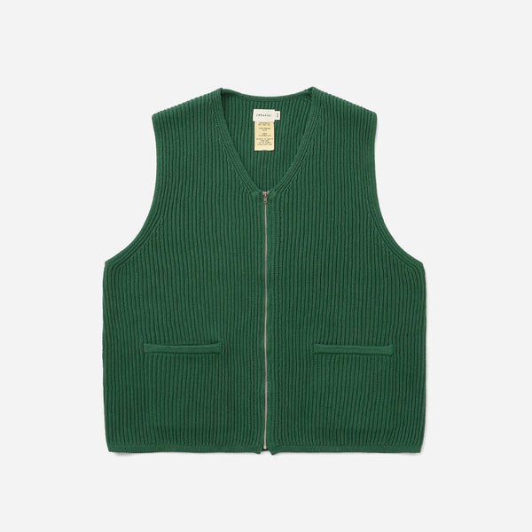 MILO KNIT VEST - GREEN