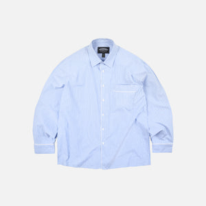 Frizmworks - PAJAMA STRIPE SHIRT - BLUE -  - Main Front View