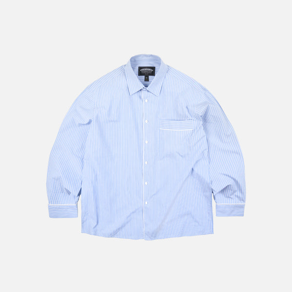 PAJAMA STRIPE SHIRT - BLUE