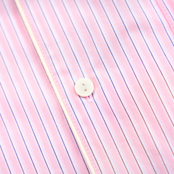 PAJAMA STRIPE SHIRT - PINK