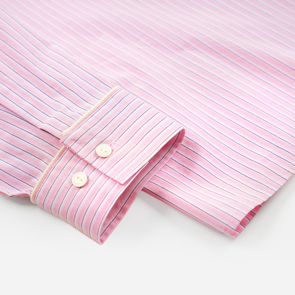 PAJAMA STRIPE SHIRT - PINK