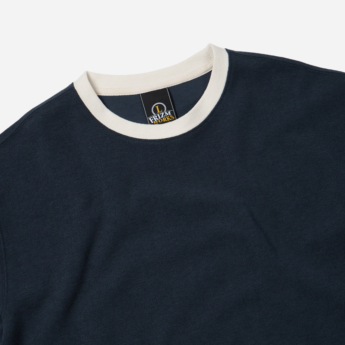 Frizmworks Terry Ringer Half T-shirt - Navy - The Great Divide