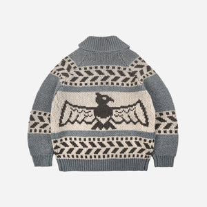 Frizmworks - Frizmworks Cowichan Cardigan - Grey -  - Alternative View 1