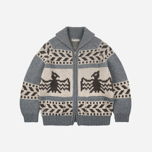 Frizmworks - Frizmworks Cowichan Cardigan - Grey -  - Main Front View
