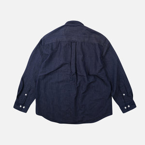 Frizmworks - TWO TONE RELAXED SHIRT - NAVY -  - Alternative View 1