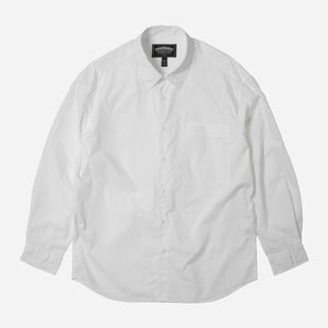 Frizmworks - TYPEWRITER RELAXED SHIRT - WHITE -  - Main Front View
