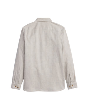 Pendleton - Pendleton Burnside Flannel Shirt - Ecru Donegal Heather -  - Alternative View 1
