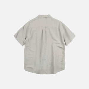 Frizmworks - VENTI LINEN MIX POPOVER SHIRT - GREY -  - Alternative View 1