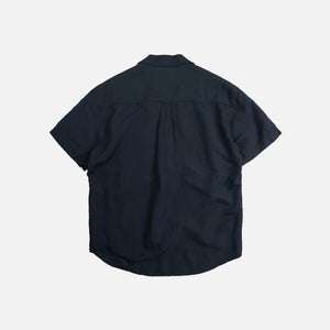 Frizmworks - VENTI LINEN MIX POPOVER SHIRT - NAVY -  - Alternative View 1