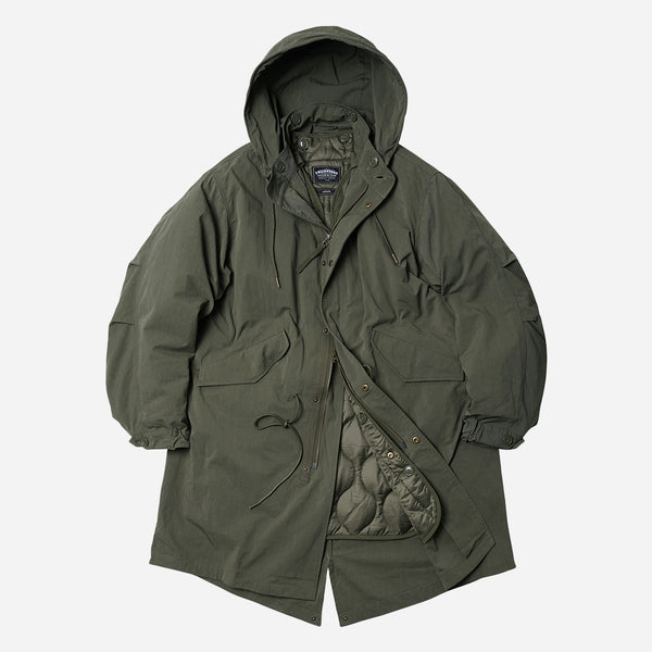VINCENT M65 FISHTAIL COTTON IN PARKA AND LINER JACKET OLIVE