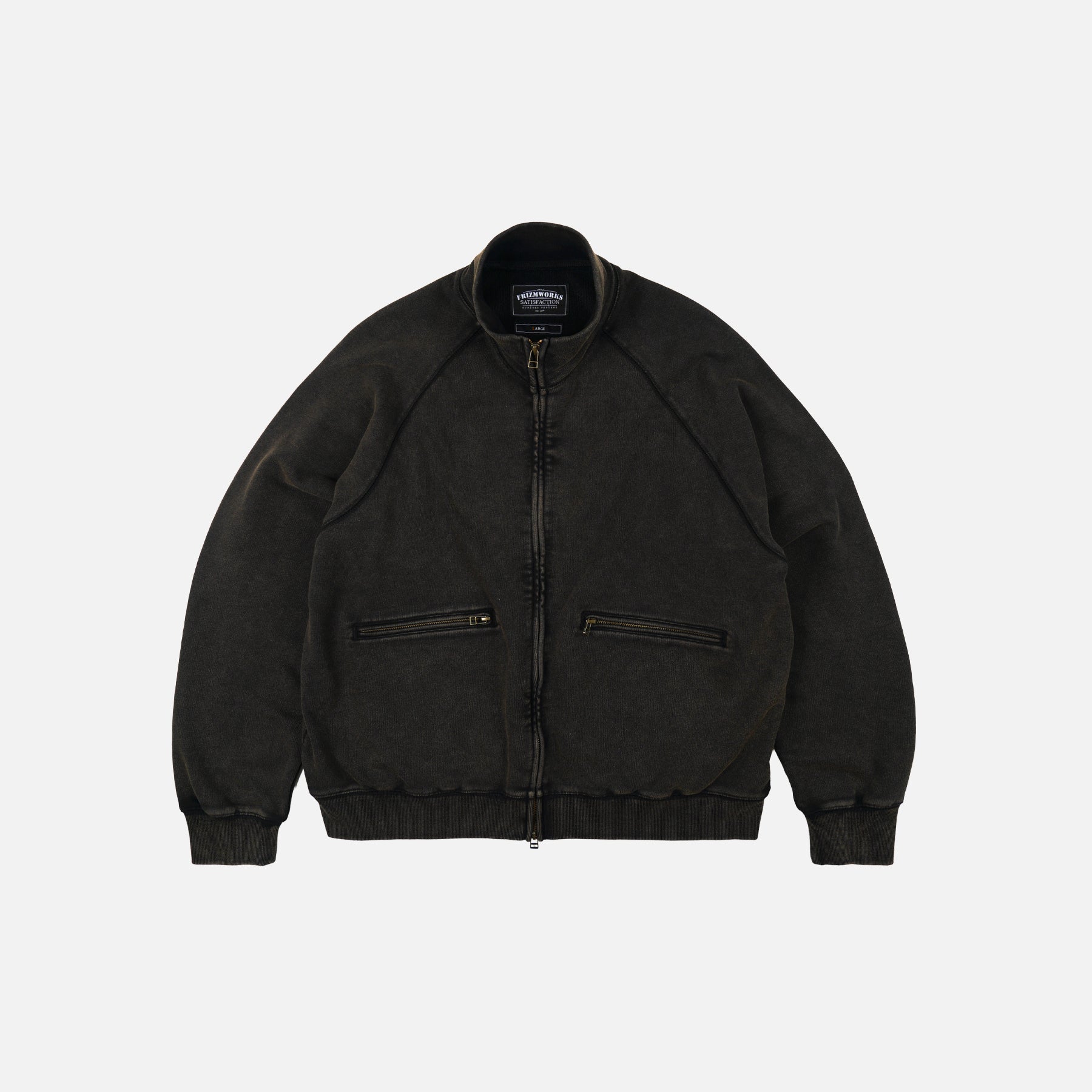Frizmworks VINTAGE DYEING FZ SWEAT - BLACK BROWN - The Great Divide