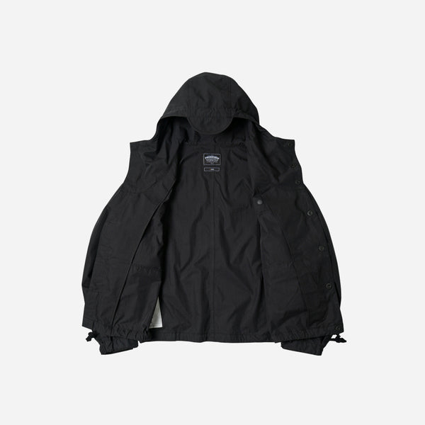 WADING HOODED PARKA - BLACK