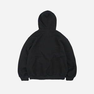 Frizmworks - WAFFLE ZIP UP HOODIE - BLACK -  - Alternative View 1