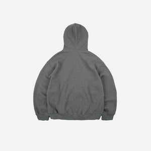 Frizmworks - WAFFLE ZIP UP HOODIE - GREY -  - Alternative View 1