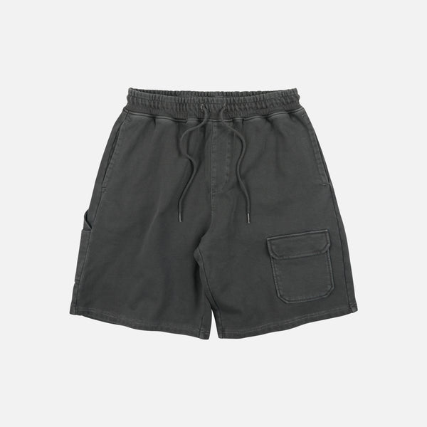 WASHED CARPENTER SWEAT SHORTS - CHARCOAL