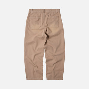 Frizmworks - WASHED ONE TUCK CHINO PANTS - BEIGE -  - Alternative View 1