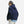 Load image into Gallery viewer, WASHED DENIM HOODED PARKA JACKET - NAVY
