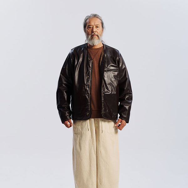 Frizmworks Waxed Cowhide Reversible Liner Jacket - Black