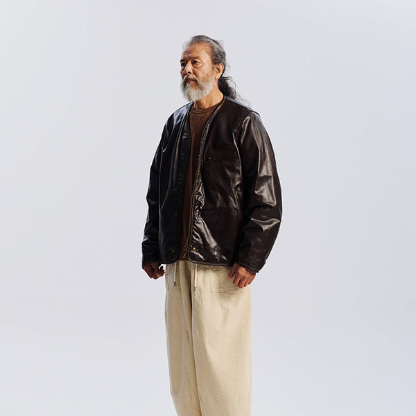 Frizmworks Waxed Cowhide Reversible Liner Jacket - Black