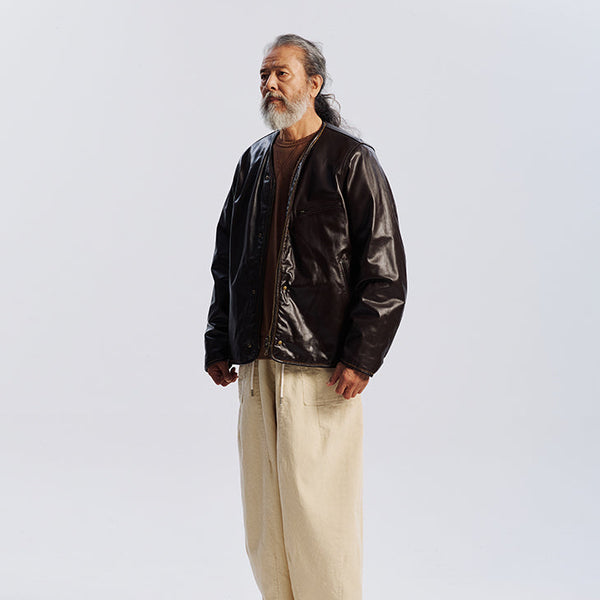Frizmworks Waxed Cowhide Reversible Liner Jacket - Black