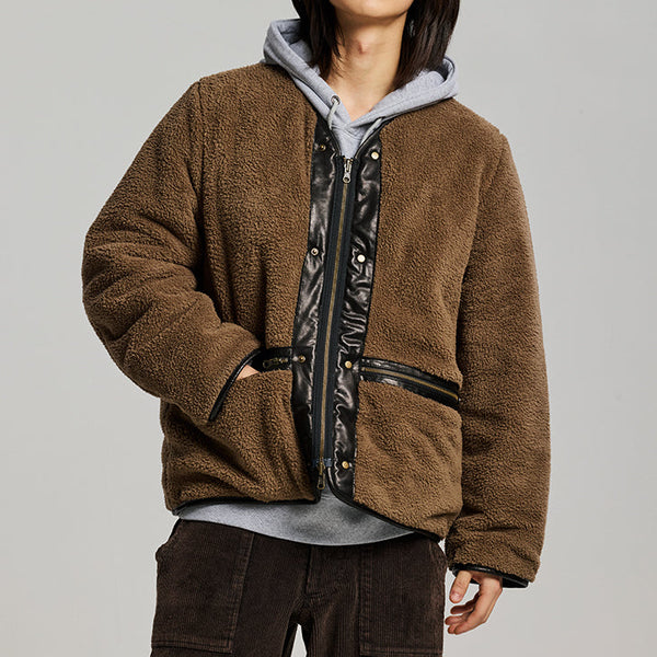 Frizmworks Waxed Cowhide Reversible Liner Jacket - Brown