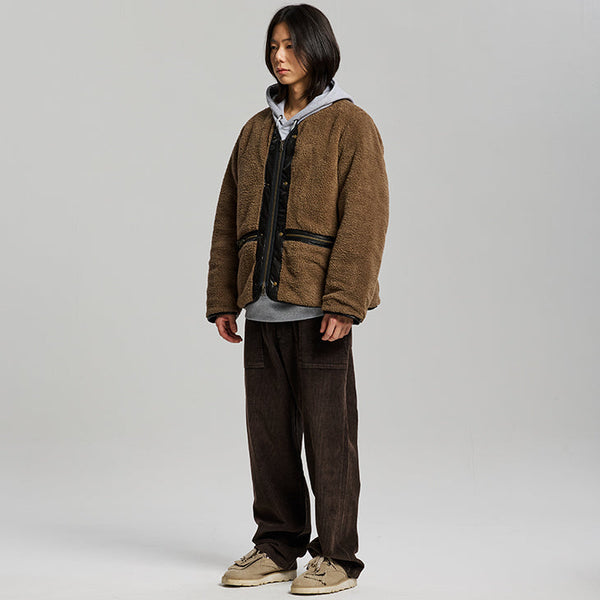 Frizmworks Waxed Cowhide Reversible Liner Jacket - Brown