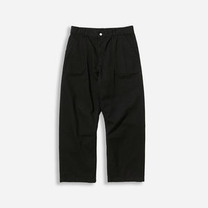 Uniform Bridge - CORE WIDE FIT FATIGUE PANTS - BLACK -  - Main Front View