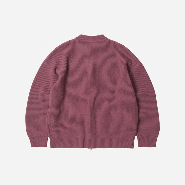 Frizmworks WOOL DECK ZIP UP CARDIGAN - INDIAN PINK - The Great Divide