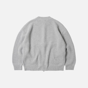 Frizmworks - WOOL DECK ZIP UP CARDIGAN - LIGHT GREY -  - Alternative View 1
