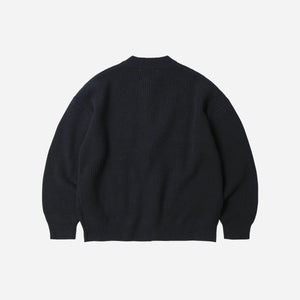 Frizmworks - WOOL DECK ZIP UP CARDIGAN - NAVY -  - Alternative View 1