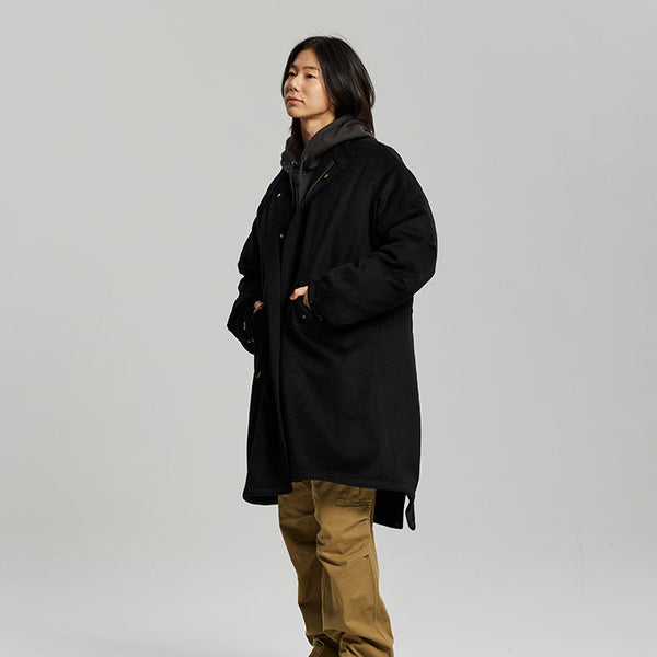 Frizmworks Wool Vincent Fishtail Parka - Black