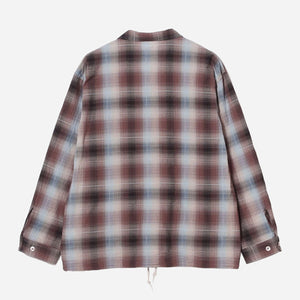 Pilgrim Surf + Supply - BENSON DOBBY CHECKED OMBRE SHIRT - BROWN -  - Alternative View 1