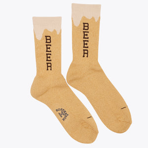 Rostersox - Beer Socks - Light Yellow -  - Main Front View