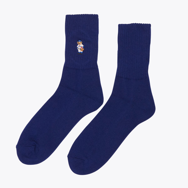 Bear Socks - Blue