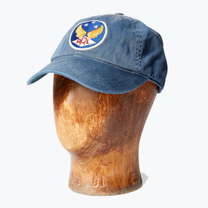Double RL By Ralph Lauren - GARMENT-DYED TWILL BALL CAP - MIDNIGHT BLUE - GARMENT-DYED TWILL BALL CAP - MIDNIGHT BLUE - Main Front View