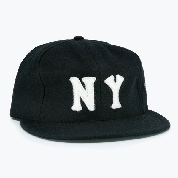 NEW YORK BLACK YANKEES VINTAGE INSPIRED BALLCAP - BLACK
