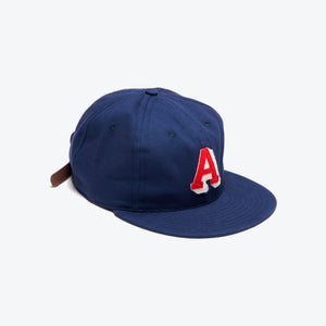 Ebbets Field Flannels - ATLANTA CRACKERS CAP - NAVY -  - Main Front View
