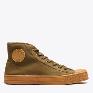 US Rubber Company - Military Gum High Top - Military Green -  - Main Front View