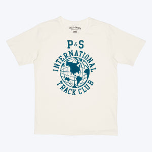 Peck & Snyder - International Track Club Tee - White -  - Main Front View