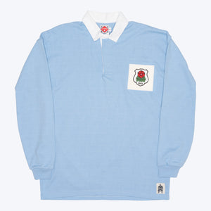 Peck & Snyder - English Rose Rugby Shirt - Sky Blue -  - Main Front View