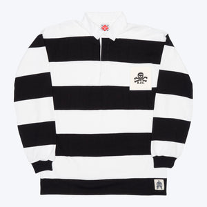 Peck & Snyder - Barbarians Hooped Rugby Shirt -  - Main Front View