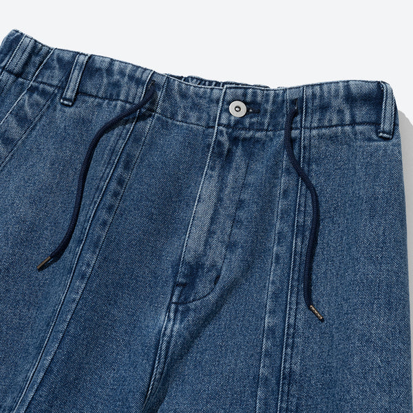 Denim Balloon Pants - Indigo Washed