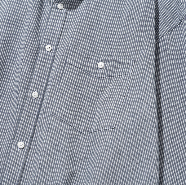 Stripe Pocket Shirt - Navy